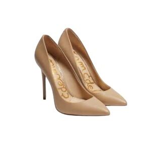 New Sam Edelman Danna Pointed Toe Nude Heels Pumps Stilettos Sexy Classic